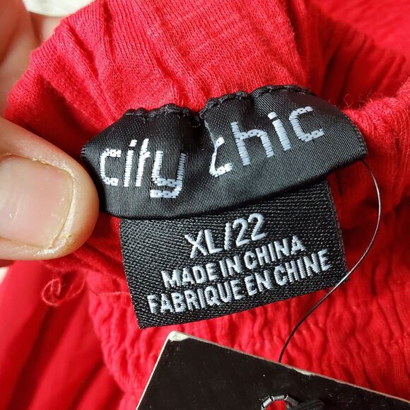 City Chic Ted Maxi High Low Dress Size XL NWT 100% Viscose - Picture 2 of 10